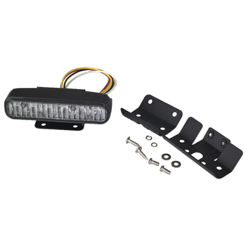 K6 aluminijski LED far motocikla, ledeno plava, 6 LED, 18W, IP65, ugrađena leća