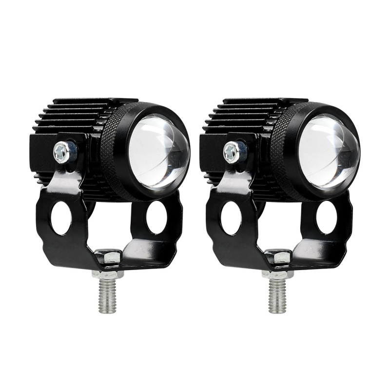 Far pentru motocicletă LED, fascicul dual-color înalt/jos, 3000 lm, IP68, tensiune 10-30V, sursă LED