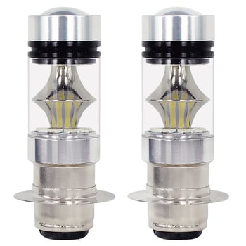 Motociklistički prednji far PX15D s LED 3030, 10W, 12V, 480 lm, aluminijsko kućište