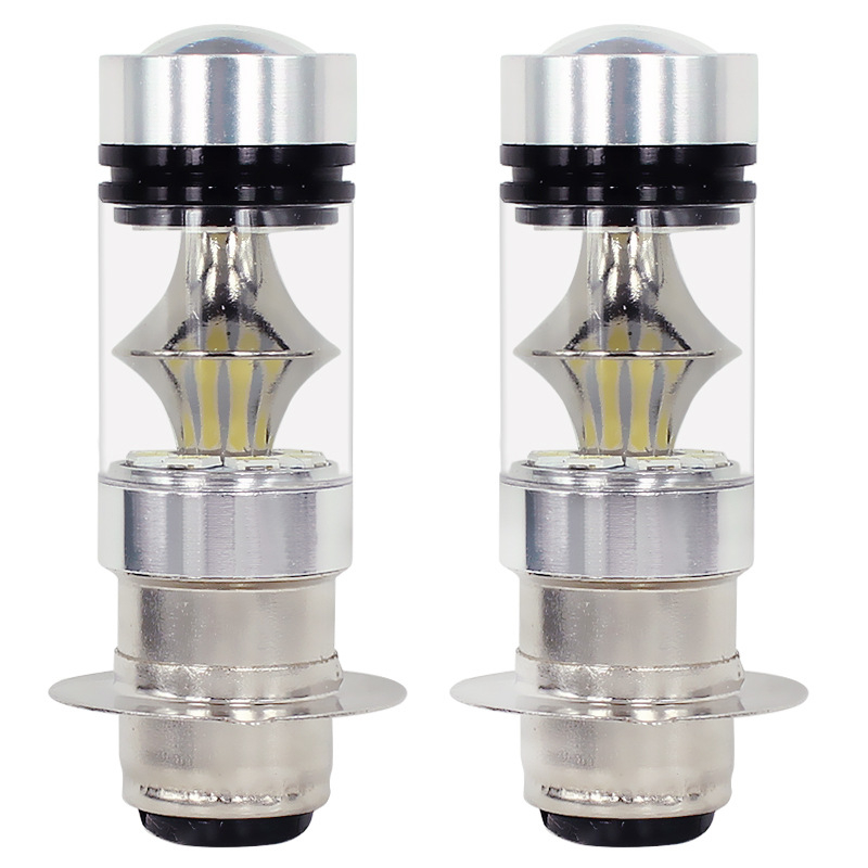 Motociklistički prednji far PX15D s LED 3030, 10W, 12V, 480 lm, aluminijsko kućište