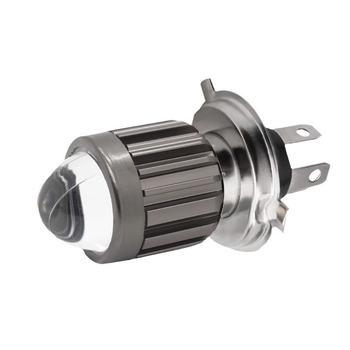 H4 motociklistička LED svjetiljka, dvobojna žuto-bijela, daleko i blizu snop, fisheye leća, aluminijski kućište