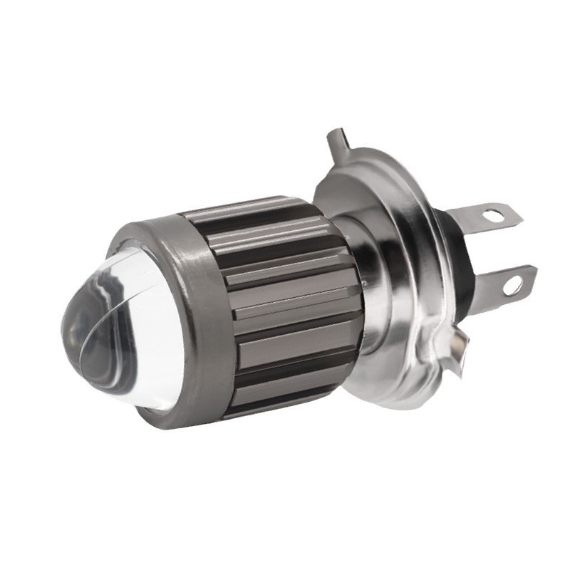 H4 motociklistička LED svjetiljka, dvobojna žuto-bijela, daleko i blizu snop, fisheye leća, aluminijski kućište
