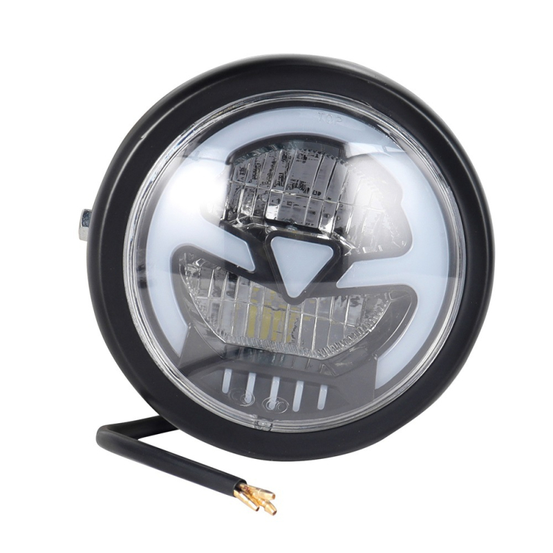 Motociklistička LED dnevna svjetla s okruglim kućištem, materijal željezo, 12V, 35W, model vanjska svjetla