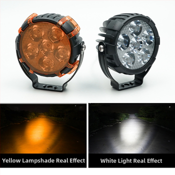 Visokou učinkovit vodootporni reflektor za motocikl s uklonjivim kućištem – 12-80V, 3500LM, 100W, LED 3535, IP65