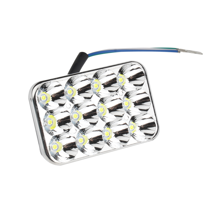Ugrađena prednja LED svjetiljka za motocikle i trokolna električna vozila, 18W, kompatibilno s 12V/48V/60V, visoka svjetlina