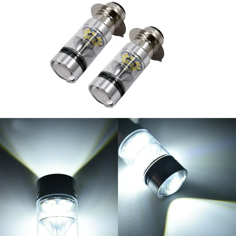 LED prednje svjetlo za motocikl H6-100W, 12-24V, 1000LM, 2835 LED, IP65