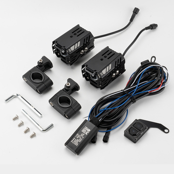 Bežični motociklistički far s dvobojnim LED treperenjem, 30W, 12-36V, 5000 lm, IP68, model L150