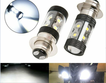 LED motociklističko prednje svjetlo 50W H6/P15D H6M 10SMD visoke svjetline