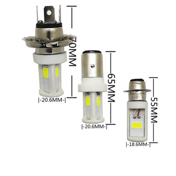 12W keramički LED far za motocikl, H4, sa ugrađenom žaruljom