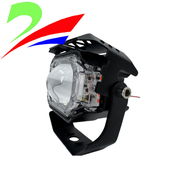 LED προβολέας μοτοσικλέτας με φακό τριών πλευρών, αδιάβροχος, 25W, 24V, IP67, 6000 lm, υψηλό/χαμηλό φως