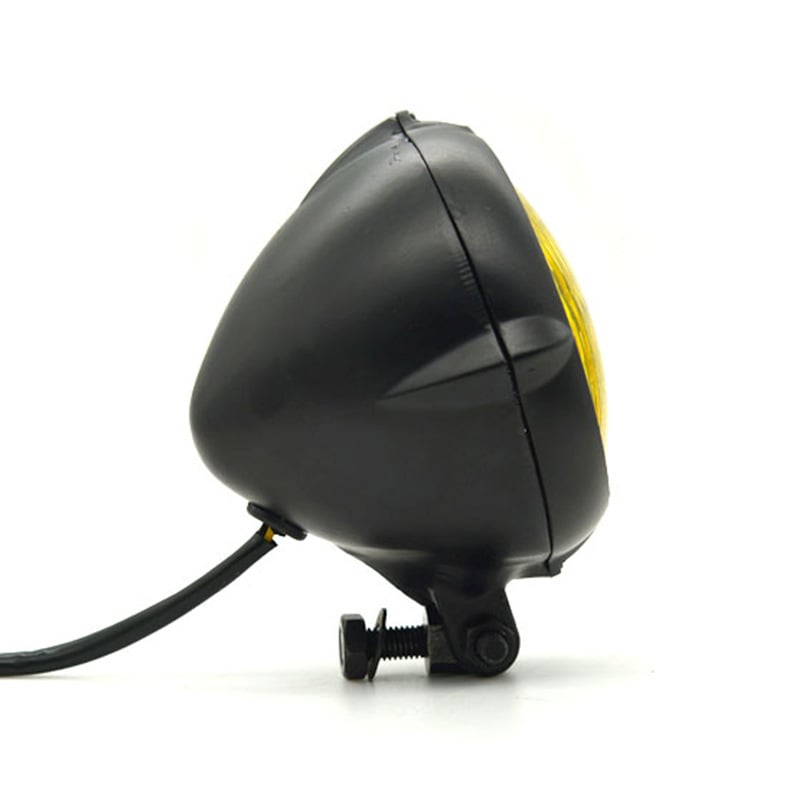 MOZUNE Vintage Screw Μπροστινό Φανάρι για Ρετρό Μοτοσικλέτα Χάρλεϊ – 12V, 25W, Μεταλλικό Αλογονικό Φως