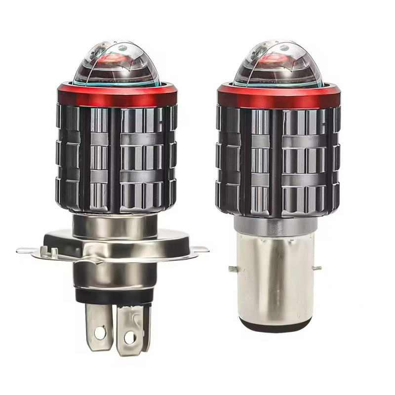 LED motociklistička prednja svjetiljka, kućište od zrakoplovnog aluminija, dvobojna leća visoke svjetline, 24 W, 500 lm