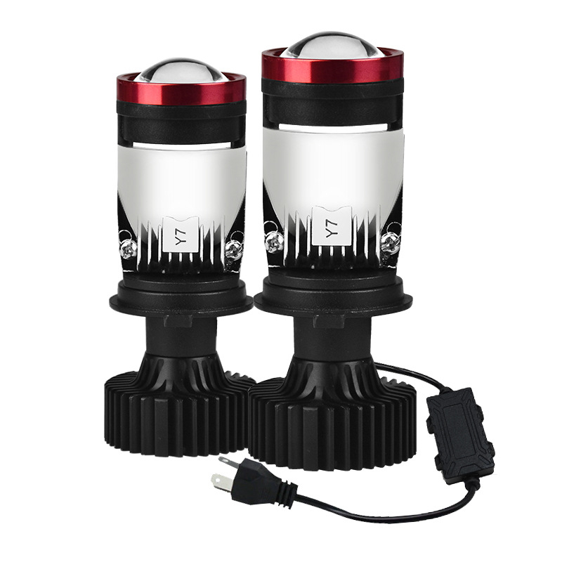 Μοτοσικλετιστικό LED προβολέας με διπλό φακό H4 • Κέλυφος από κράμα αλουμινίου υψηλής ποιότητας • 12-24 V • IP68 • 12000 lm • 25-35 W