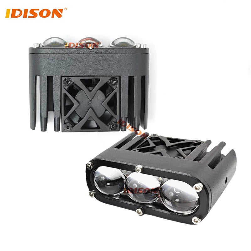 GS3 65W LED προβολέας γρίλιας για μοτοσικλέτες, με τρία LED, 9-16V, IP65 αδιάβροχος