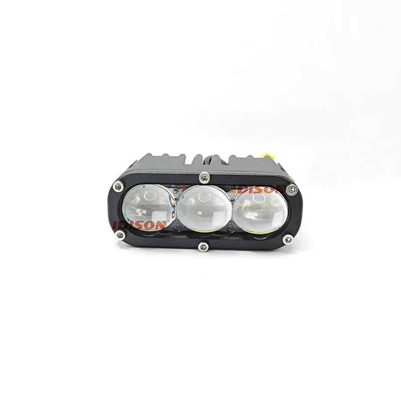 GS3 65W LED προβολέας γρίλιας για μοτοσικλέτες, με τρία LED, 9-16V, IP65 αδιάβροχος