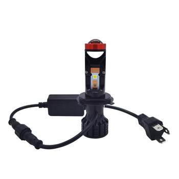 LED προβολέας για μοτοσικλέτες/αυτοκίνητα με διπλό φωτισμό H4/H7 και μικρή φακός fisheye, 35W, 9-100V, 4000lm, IP65, αλουμινένιο περίβλημα