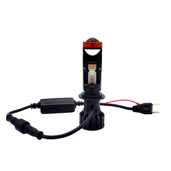 LED προβολέας για μοτοσικλέτες/αυτοκίνητα με διπλό φωτισμό H4/H7 και μικρή φακός fisheye, 35W, 9-100V, 4000lm, IP65, αλουμινένιο περίβλημα