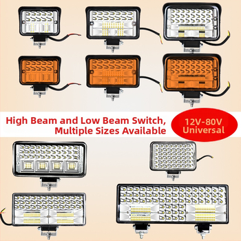 Φακός LED φορτηγού, ευρύ πεδίο όρασης, 96W, 12-80V, 13000lm, IP67