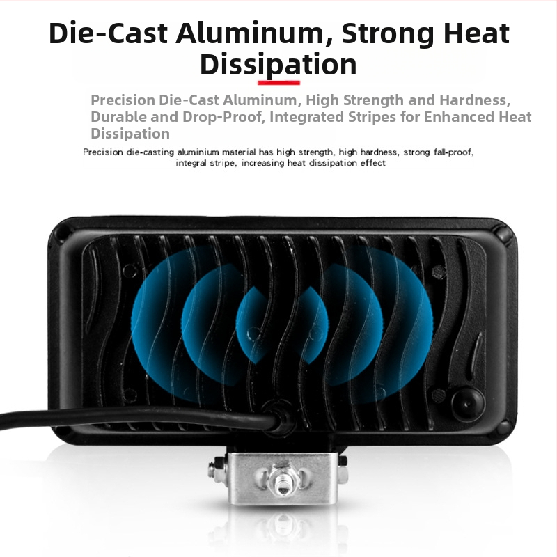 Φακός LED φορτηγού, ευρύ πεδίο όρασης, 96W, 12-80V, 13000lm, IP67