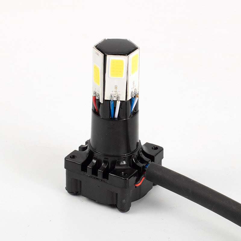 LED προβολέας μοτοσικλέτας με εξάπλευρη ρυθμιζόμενη δέσμη, υψηλό/χαμηλό, DC9-80V, 20-40W