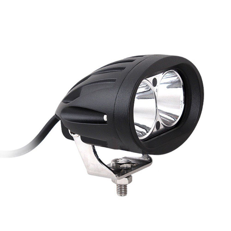 Ovális LED munkalámpa kettős fényű (20W, 2000lm, 12–30V, 8000K, alumínium ötvözet)