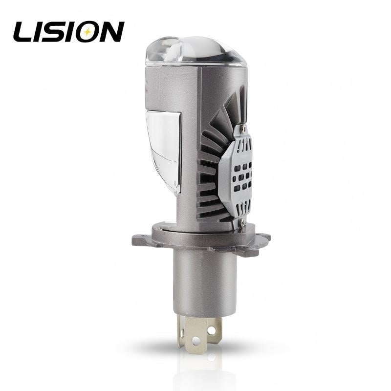 Ažurirano LED svjetlo za motocikl M01J s dvostrukom lećom, H4 P43T, 50W, AC/DC 9-60V, univerzalna ugradnja