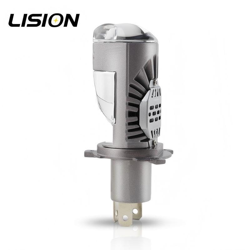 Ažurirano LED svjetlo za motocikl M01J s dvostrukom lećom, H4 P43T, 50W, AC/DC 9-60V, univerzalna ugradnja