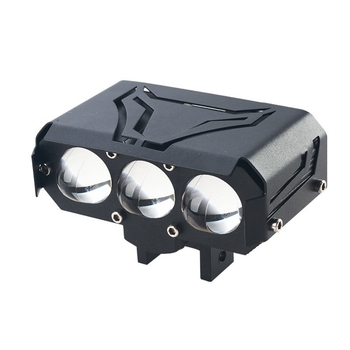 Motociklističko LED reflektor s tri leće IP68 30W 3000lm 12-80V