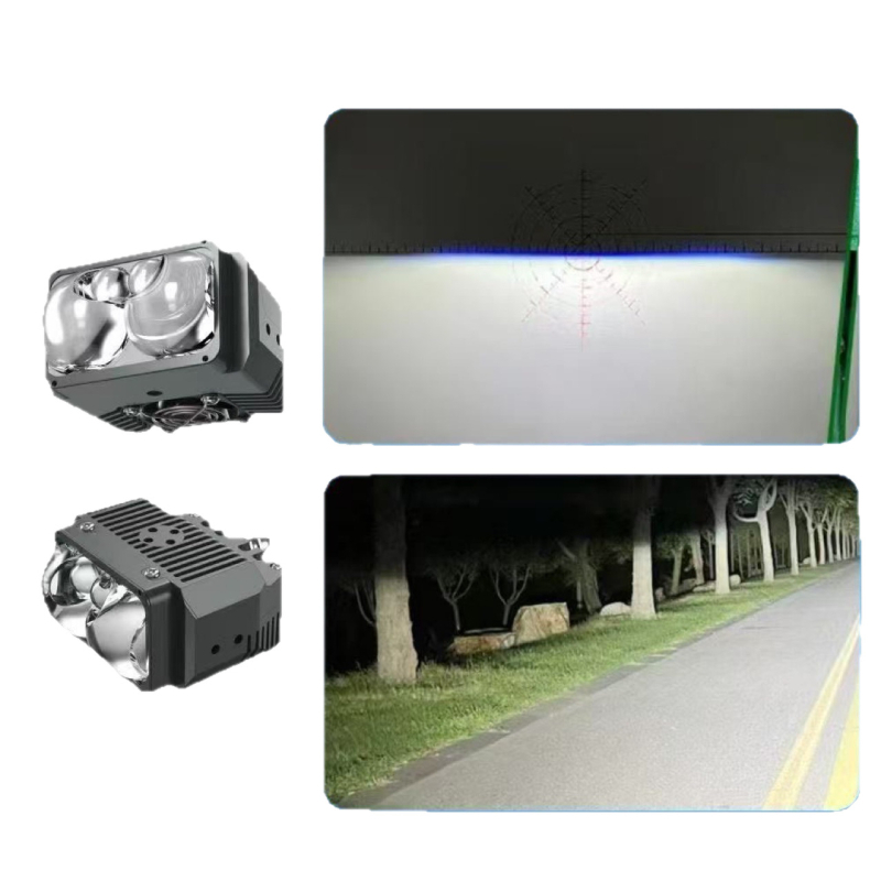 LED reflektor za motocikl s lećom, dvostruko direktno trobojno svjetlo u magli, za Jietu