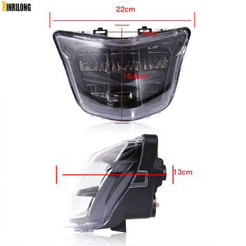 HP-D150 LED farovi za Yamaha LC150 Y15ZR – 12V, 30W, staklena leća, LED bijela svjetlost (daleko i blizu)