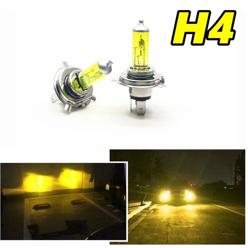 H4 automobilska halogena žarulja, 3000K temperatura boje, 12V 55W, P43T baza, volframovo vlakno