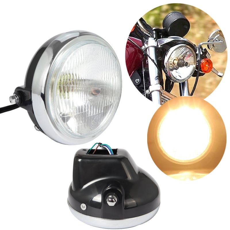 Prednje svjetlo motocikla - 35W CF, okruglo prednje svjetlo, kompatibilno s EN125-2F-3A.