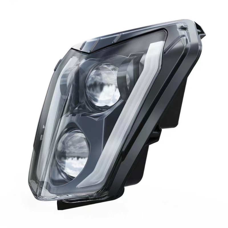 Prednje LED svjetlo za terenski motocikl, kućište od livenog aluminija, 12V DC, IP65