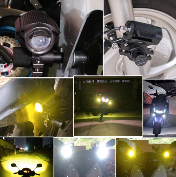 LED reflektor za motocikl s dvobojnom lećom, prednje svjetlo za električni motocikl