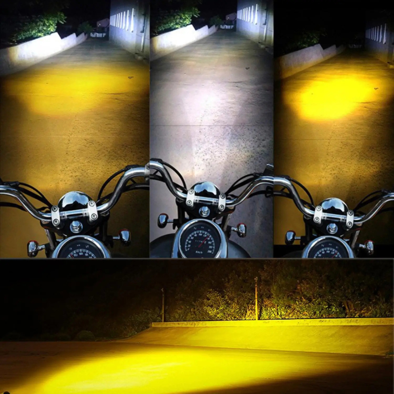 Moto LED prednje svjetlo, 12-80V, 12W, 8000 lm, aluminijsko kućište, kompatibilno s H4/H6
