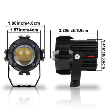 Proiector LED pentru motocicletă – CREE 50W, 5000lm, IP68, 12-80V, carcasă din aluminiu