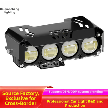 LED prednje svjetlo za motocikl — off-road, 24W, 14000 lm, IP68, 12-85V, aluminijska legura, LED 3570, Wilson