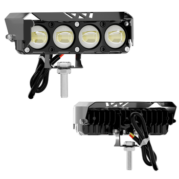 LED prednje svjetlo za motocikl — off-road, 24W, 14000 lm, IP68, 12-85V, aluminijska legura, LED 3570, Wilson