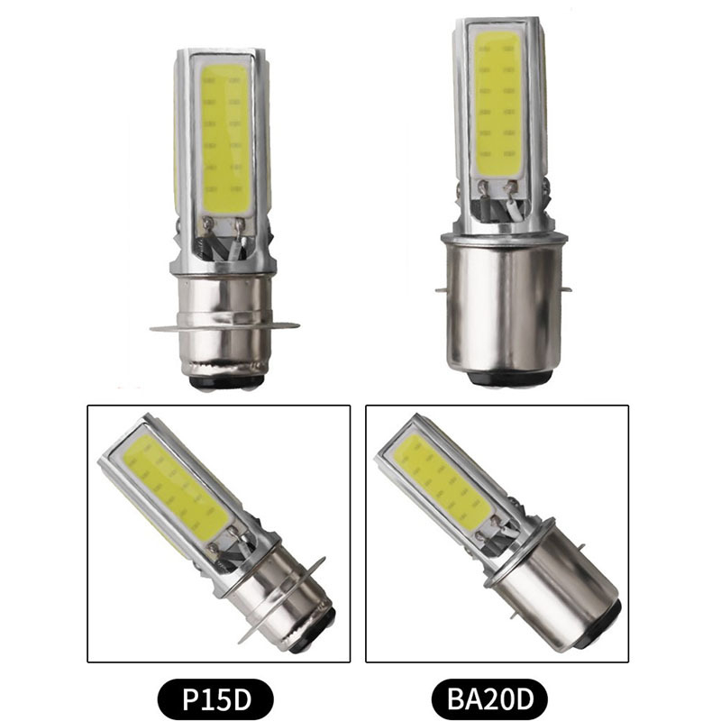 Modificirani LED far za motocikl H6 BA20D COB 25W prednje svjetlo visoke jasnosti PX15D