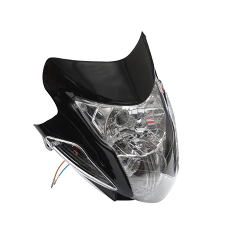 MR2 off-road motocikl far s licem lubanje, ABS plastika, 12V, 35W