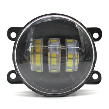 LED prednje svjetlo za maglu s Angel Eyes, aluminijsko kućište, IP68, 3000 lm, 12–24 V