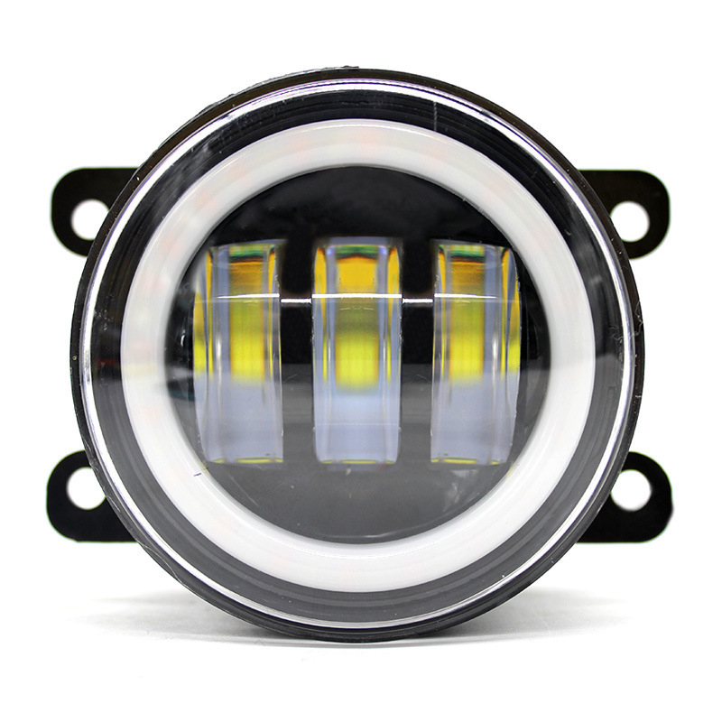 LED prednje svjetlo za maglu s Angel Eyes, aluminijsko kućište, IP68, 3000 lm, 12–24 V