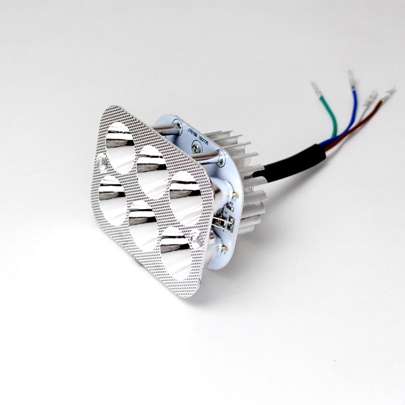 Far LED pentru motocicletă, model MLD-LED011, 18W, 12-85V, 6500lm, carcasă din aluminiu