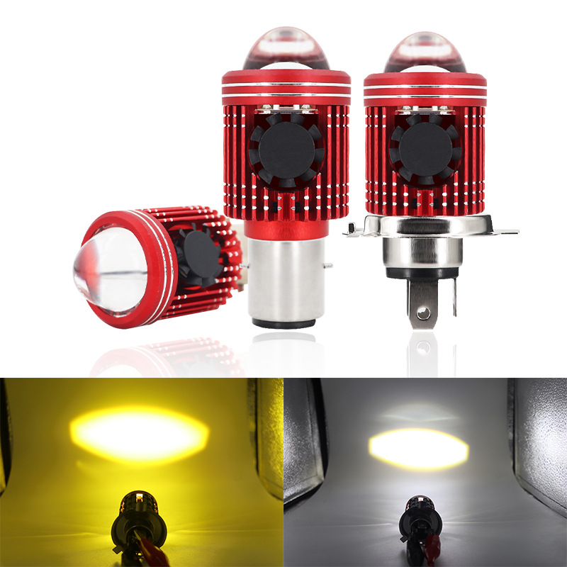 H4 motocikl svjetlo s fisheye lećom i ugrađenim ventilatorom, 5000 lm, 17.3 W, 12–80 V AC/DC, IP35
