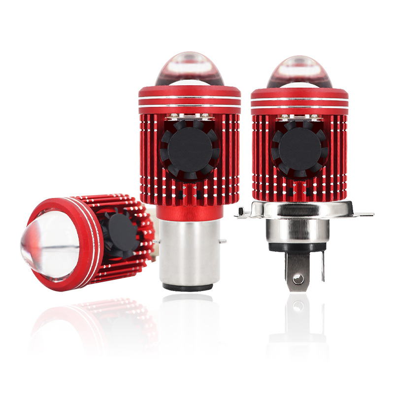 H4 motocikl svjetlo s fisheye lećom i ugrađenim ventilatorom, 5000 lm, 17.3 W, 12–80 V AC/DC, IP35
