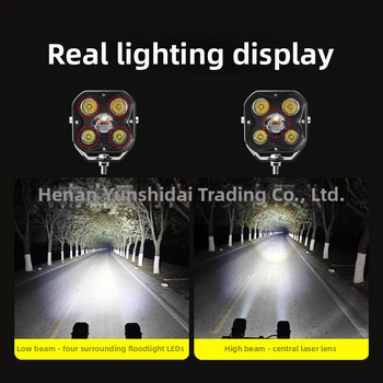 Motociklist LED prednje svjetlo s aluminijskim tijelom, 12-36V, LED izvor, vijek trajanja 50000h, model Zj-003