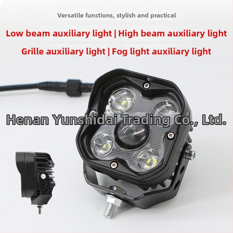 Motociklist LED prednje svjetlo s aluminijskim tijelom, 12-36V, LED izvor, vijek trajanja 50000h, model Zj-003