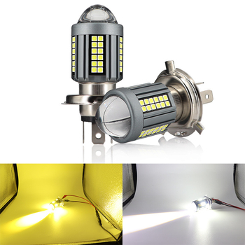 LED prednja svjetla za motocikl, dvobojna leća, univerzalno 12-80V