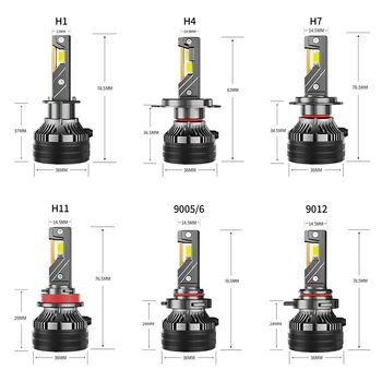 LED prednje svjetlo za auto i motocikl, 180W, 20000 lm, 6500K, IP68, 12V
