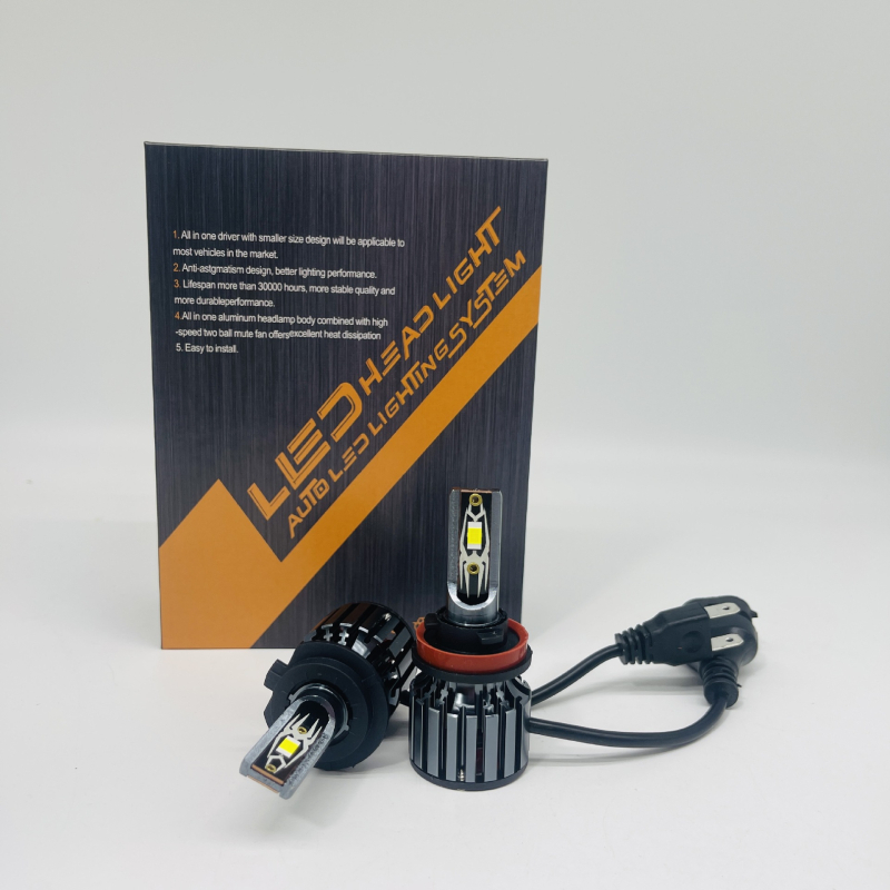 LED prednje svjetlo za automobil s aluminijskim kućištem, 30W, 12V, IP67, univerzalna kompatibilnost H4/H7/H11/9005/9006